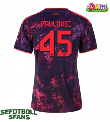 Bayern Munich Aleksandar Pavlovic #45 Tredje Tröja Kvinnor 2026-27 Kortärmad